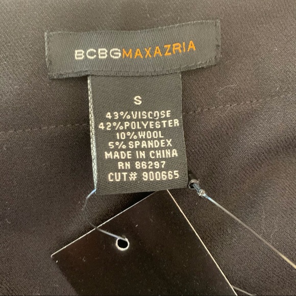 BCBGMaxAzria Black Jewel Neckline Dress NWT - Picture 6 of 9